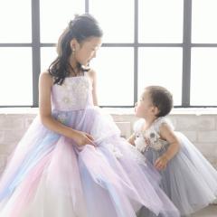 姉妹でドレス撮影